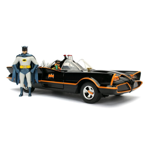 Jada Jada 1:24 1966 Batmobile w/Batman and Robin - JA98259 1