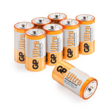 Size C batteries |Pack of 8| GP Batteries |Superb operating time| 14AU | LR14 | 1.5V