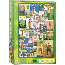 Eurographics 6000-0933 ""Golf - Rompecabezas vintage (1000 piezas)