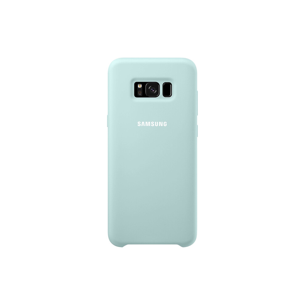 Samsung Original S8 Plus Silicone Phone Case Cover - Blue,EF-PG955TLEG