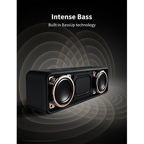 Anker Anker SoundCore 2 Bluetooth Speaker with Better Bass, 24-Hour Playtime, 66ft Bluetooth Range, IPX5 Water Resistance & Built-in Mic — Dual-Driver... 1
