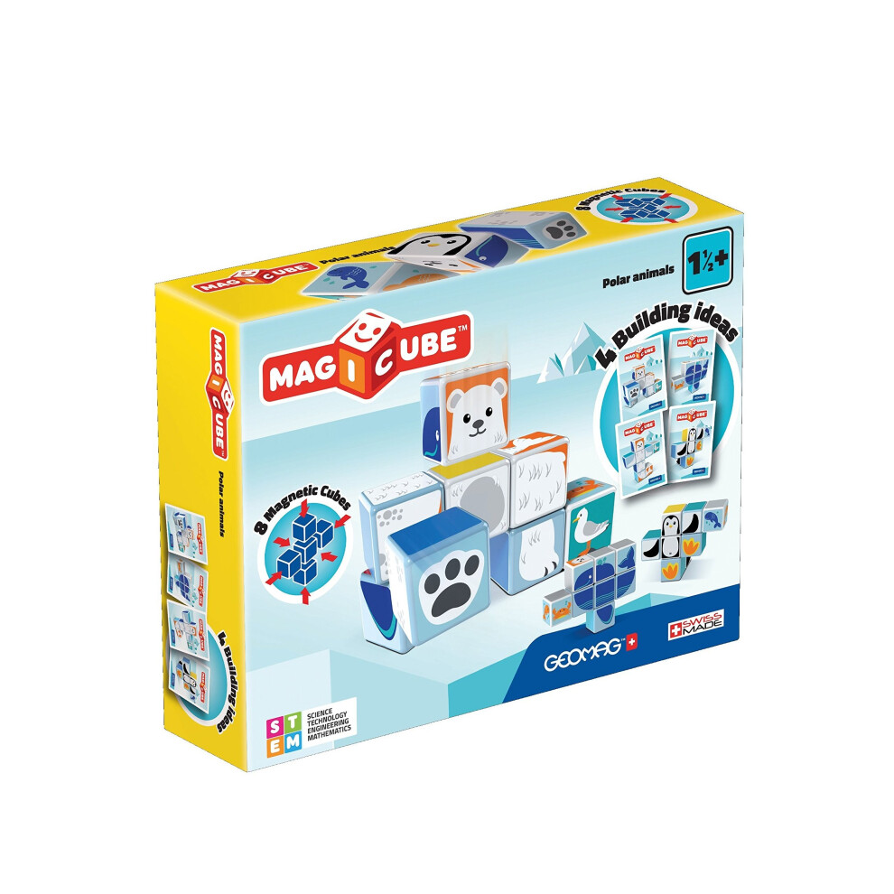 Geomag 134 "Magicube Polar Animals Building Set