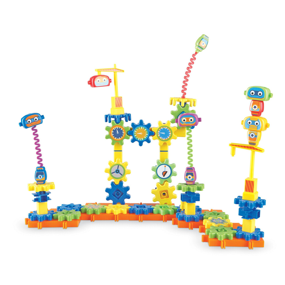 Learning Resources Set Di Costruzioni Con Fabbrica Dei Robot Gears Gears Gears-image