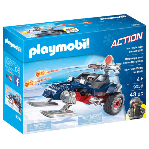 PLAYMOBIL Playmobil 9058 Ice Pirate with Snowmobile