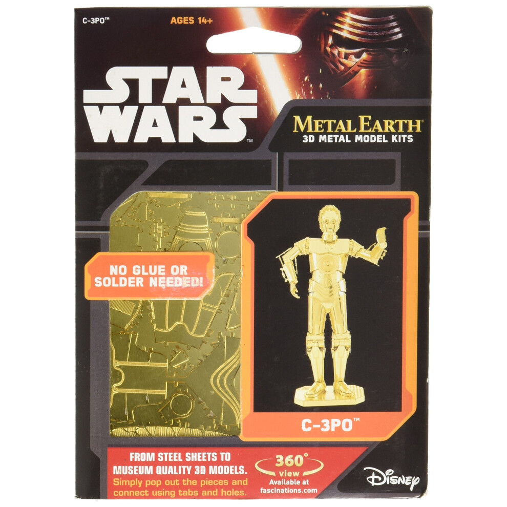 Professor Puzzle Metal Earth Star Wars C-3PO Model Kit