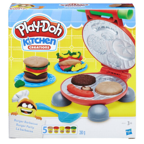 Play-Doh Σετ Μπάρμπεκιου Play-Doh Burger 1