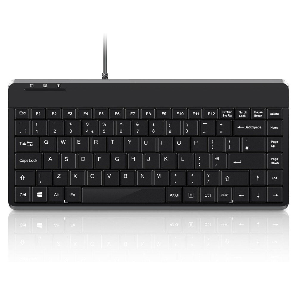 Perixx Periboard-409U Mini Wired Keyboard - Usb - 315X147x21mm - Uk Layout 4049571040936