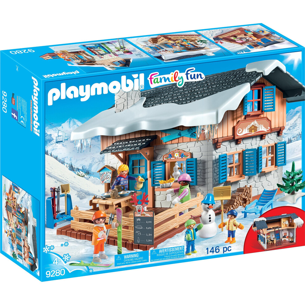 Playmobil 9280 Action Ski Lodge, Multicolour