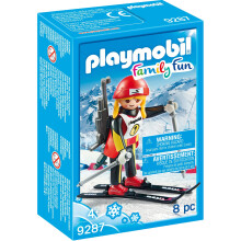 PLAYMOBIL Figura de Biatleta Femenina
