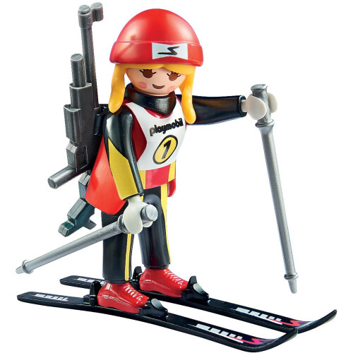 PLAYMOBIL PLAYMOBIL Γυναικεία Φιγούρα Βιαθλήτριας 1