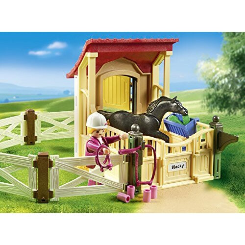 PLAYMOBIL PLAYMOBIL Σταύλος αλόγων με Σετ Κατασκευής Άραβας 2