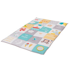 Tapete de atividades - TAF TOYS - Tapete de atividades grande I Love 150 x 100 cm - Cinza - Bebê - Misto