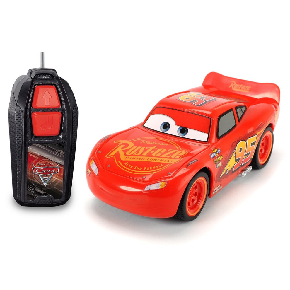 Disney Cars 203081000S03 3 Lightning McQueen Single Drive Remote Control Car on OnBuy