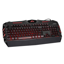 Rii RK900 Large Size 7 Colour LED Rainbow Gaming Keyboard UK Layout - Black