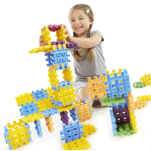 Little Tikes Little Tikes Waffle Blocks With Bag, 60 Piece 2