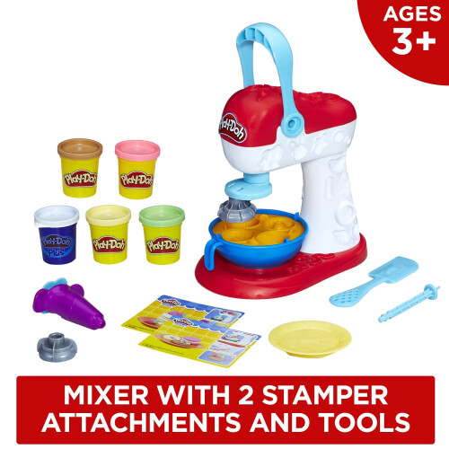 Play-Doh Play-Doh Δημιουργίες Κουζίνας Μίξερ Στριφογυριστών Λιχουδιών, Καφέ 1