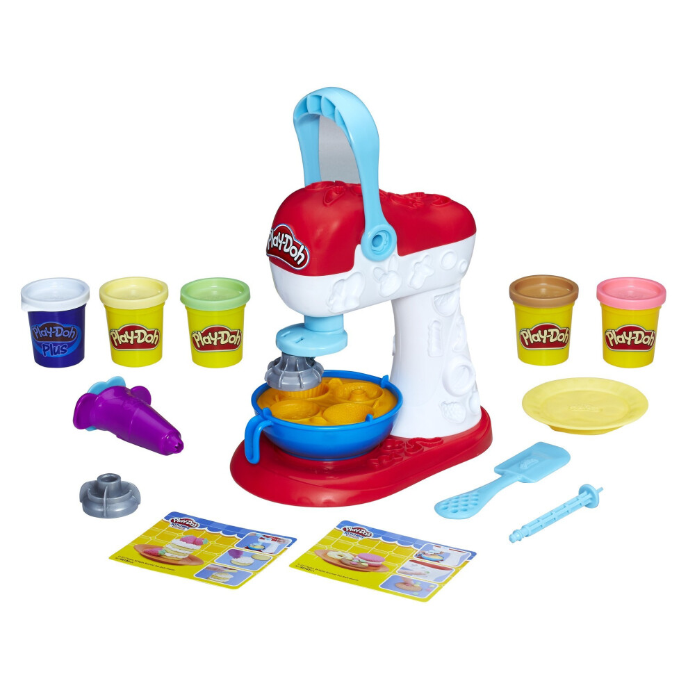 Play-Doh Kitchen Creations - Mixer Per Dolcetti Rotanti, Marrone