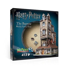 Wrebbit 3D - Harry Potter The Burrow Weasley Family Home 3D-puzzel - 415 stukjes (W3D-1011) 168 maanden tot 1188 maanden
