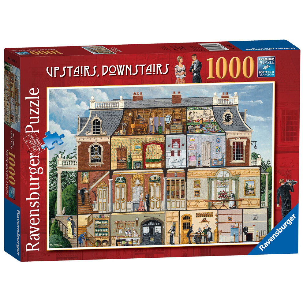 Ravensburger Upstairs, Downstairs, 1000pc Jigsaw Puzzle