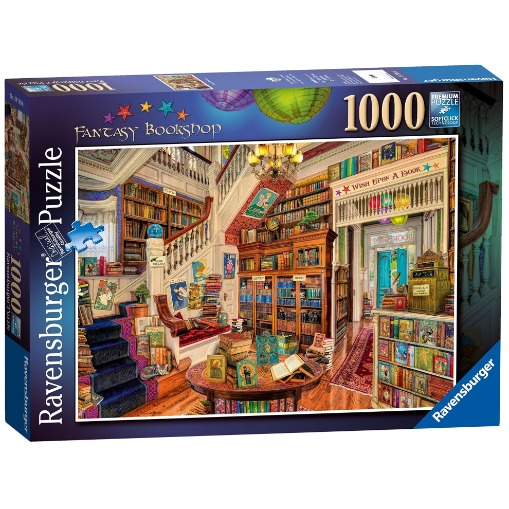 Ravensburger The Fantasy Bookshop, 1000pc Jigsaw Puzzle