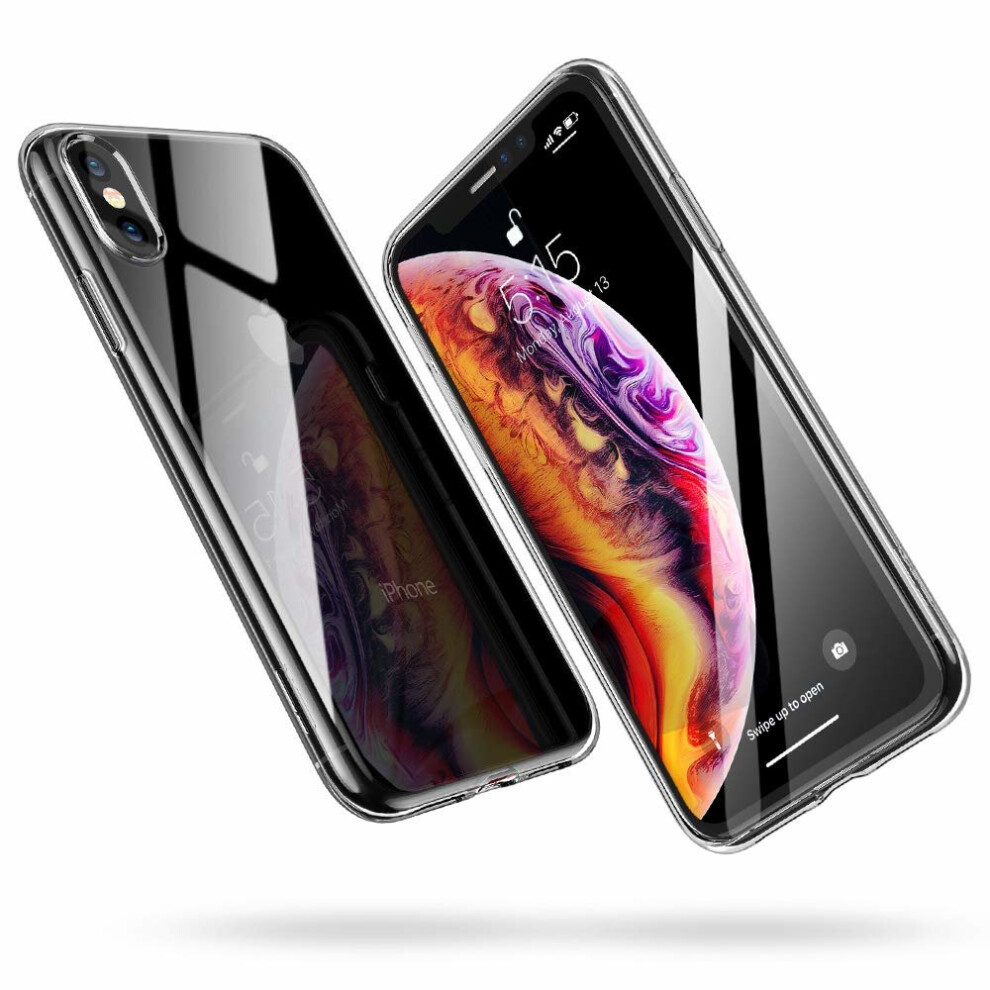 Esr Iphone Xs /Iphone X Case, Slim Soft Tpu Case Flexible Silicone Cover For 5.8" Iphone Xs/X ,Clear Light 860358000653