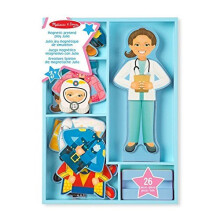 Melissa & Doug 15164 Julia Magnetic Dress-Up Wooden Doll Pretend Play Set (25+ pcs)