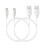 Lightning Cable for iPhone Cable ZPTONE Connector USB Cable for iPhone iPad iPod - 3 Feet (2 Pack) 1