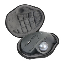 Hard Travel Case for Logitech MX Ergo Advanced Wireless Trackball Mouse by co2CREA (black)