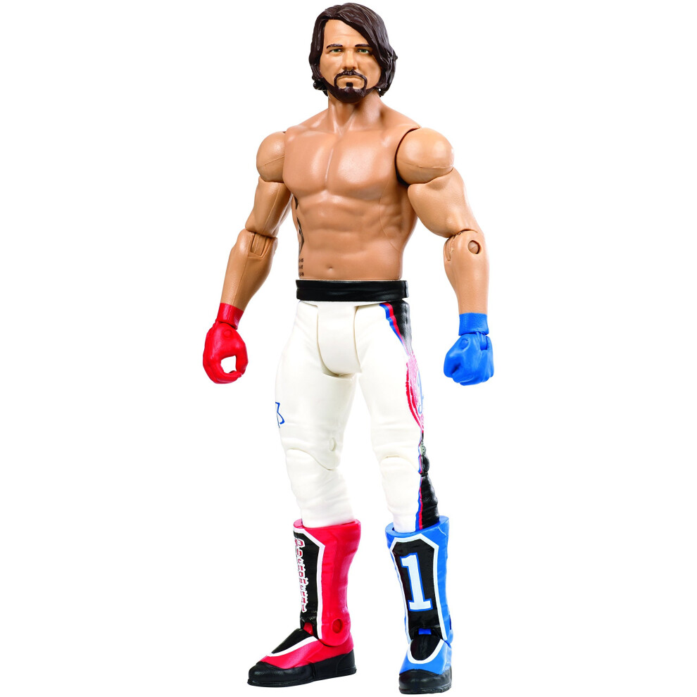 WWE FMH54 Wrestle Mania AJ Styles Figurine, Multi-Colour