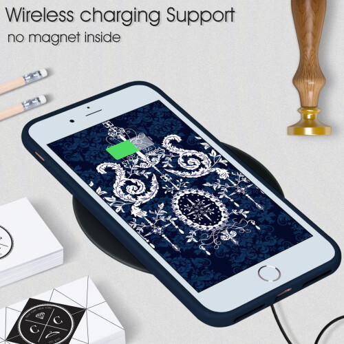 iPhone 8 Plus Silicone Case, iPhone 7 Plus silicone case, MILPROX Pretty Series Liquid Silicone Gel Rubber Shockproof Case with Microfiber Cloth... 1