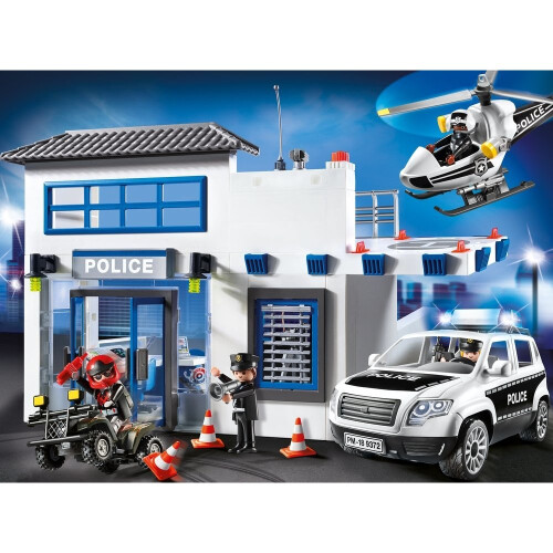 PLAYMOBIL Playmobil 9372 Police Station Bundle 2