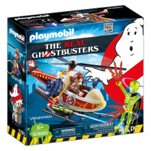 PLAYMOBIL Venkman com Helicóptero
