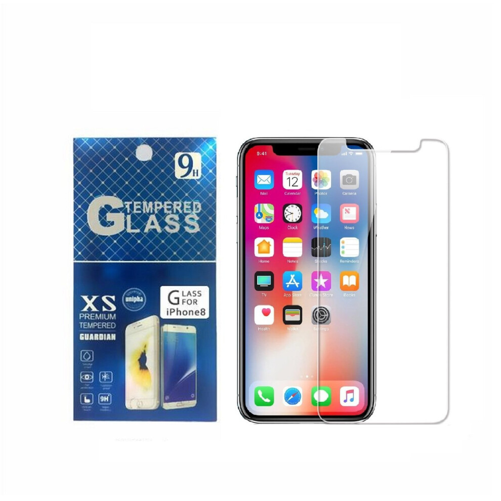 Iphone X, Iphone 10, Premium Tempered Glass, 9H Hardness, 2.5D Glass 3D Screen Protector, Anti-Fingerprint, Anti-Scratch, Anti-Shatter, Bubble-Free 761856214095
