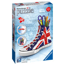 Ravensburger British Flag Sneakers 108pc 3D Jigsaw Puzzle