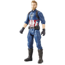 AVENGERS E1421EL2 Marvel Infinity War Series Captain America with Titan Hero Power FX Port Figure