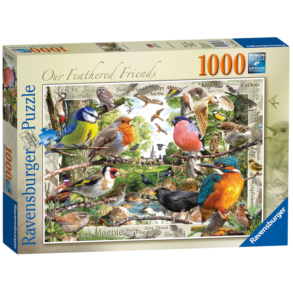Ravensburger Our Feathered Friends, 1000Pc Jigsaw Puzzle