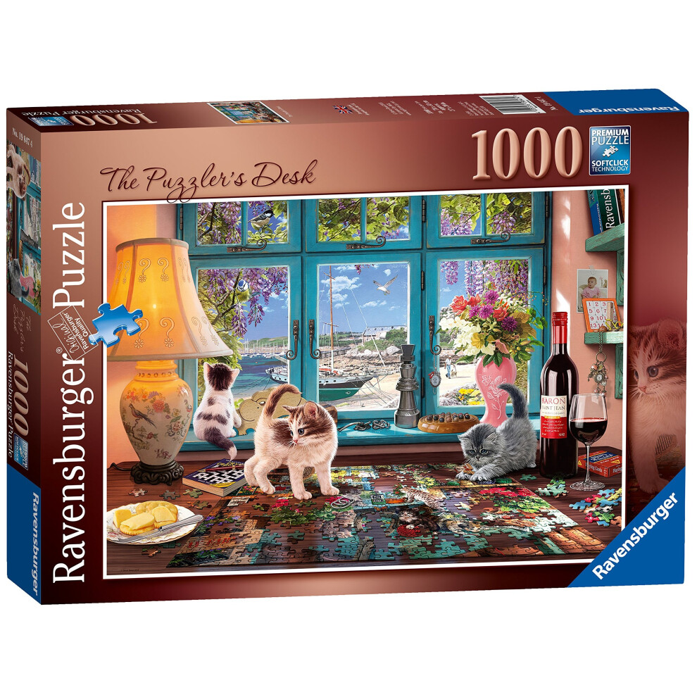 Ravensburger The Puzzler's Desk, 1000pc Jigsaw Puzzle