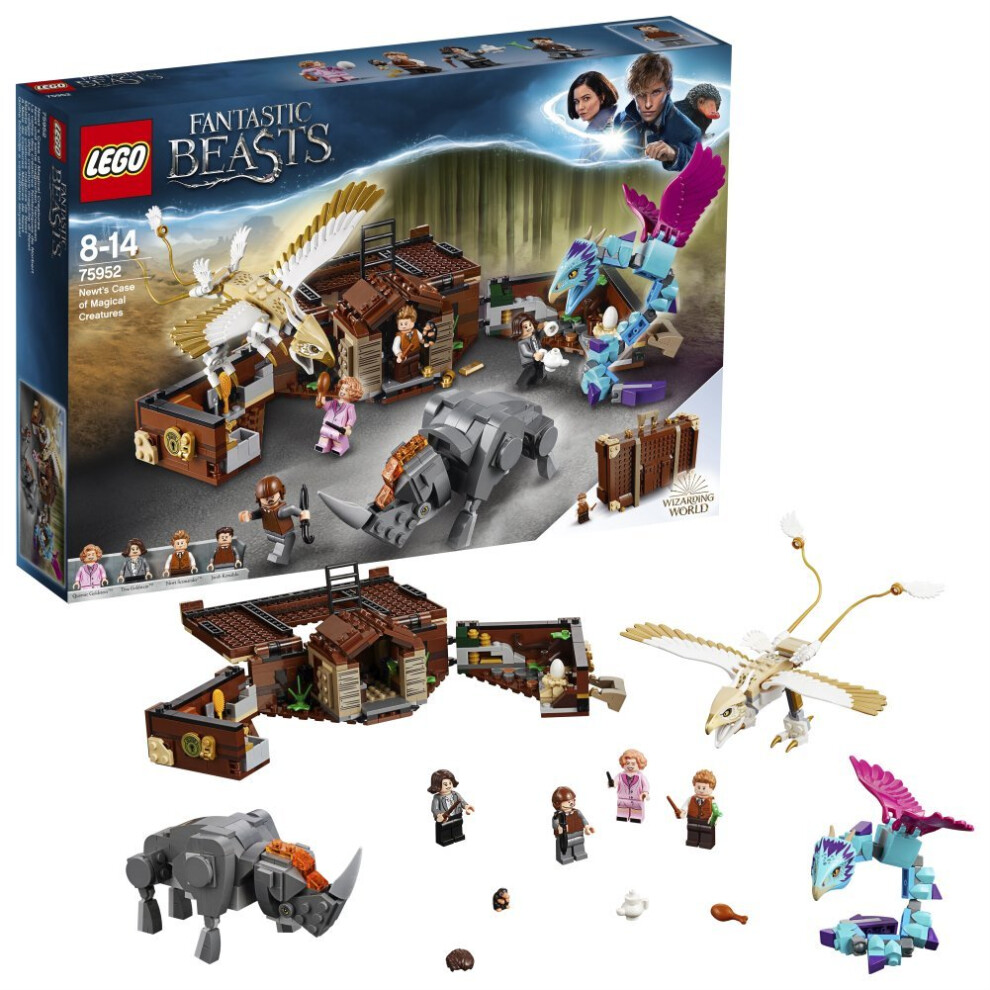 LEGO 75952 Fantastic Beasts NewtÂ´s Case of Magical Creatures, Harry Potter Toys, Wizarding World Playset