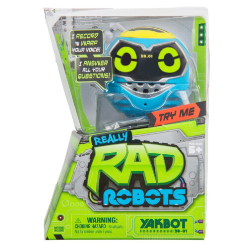 Moose 27801 Really Rad Robots Yakbot Toy, Blue
