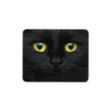 Cute Black Cat Face Mouse Mat Pad Cats Mum Sister Kitten Gift PC Computer #8423