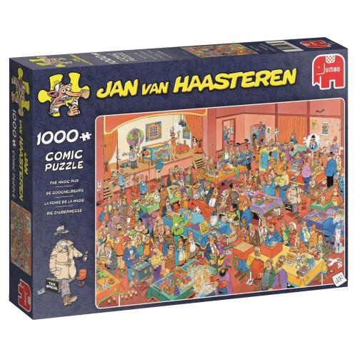 Jan Van Haasteren Jumbo 19072 The Magic Fair Puzzle 1000 Teile, Blau