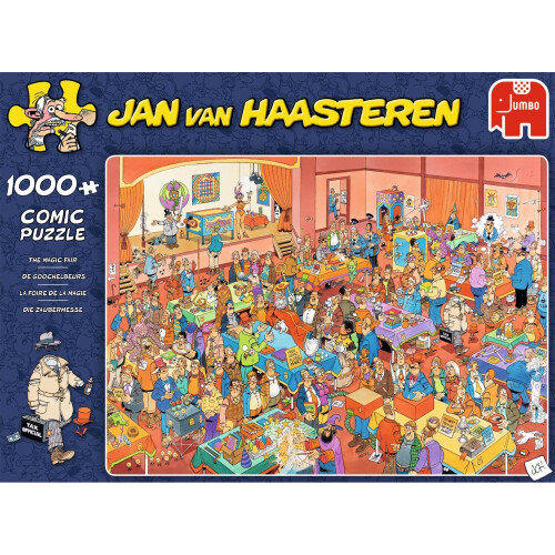 Jan Van Haasteren Jumbo 19072 The Magic Fair Puzzle 1000 Teile, Blau 1