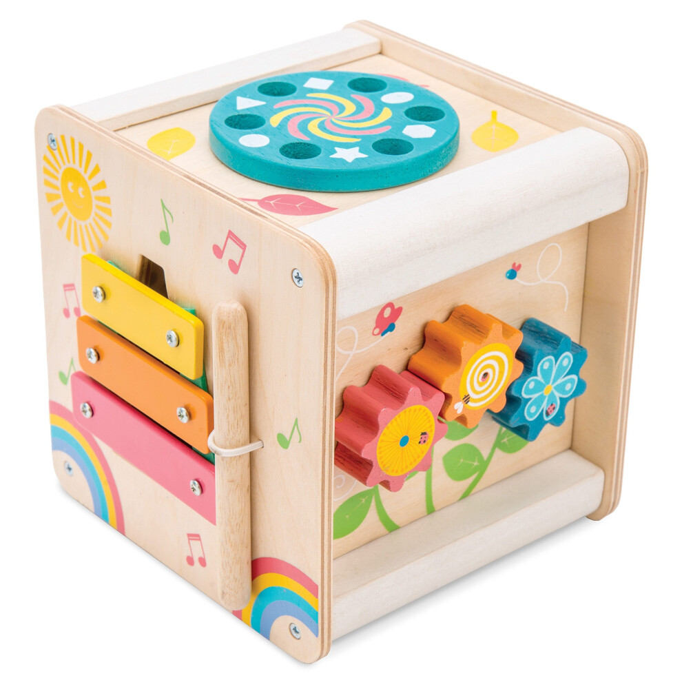 Le Toy Van Petilou Wooden Petit Activity Cube