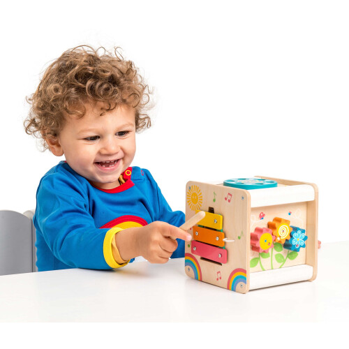 Le Toy Van Petilou Wooden Petit Activity Cube 2