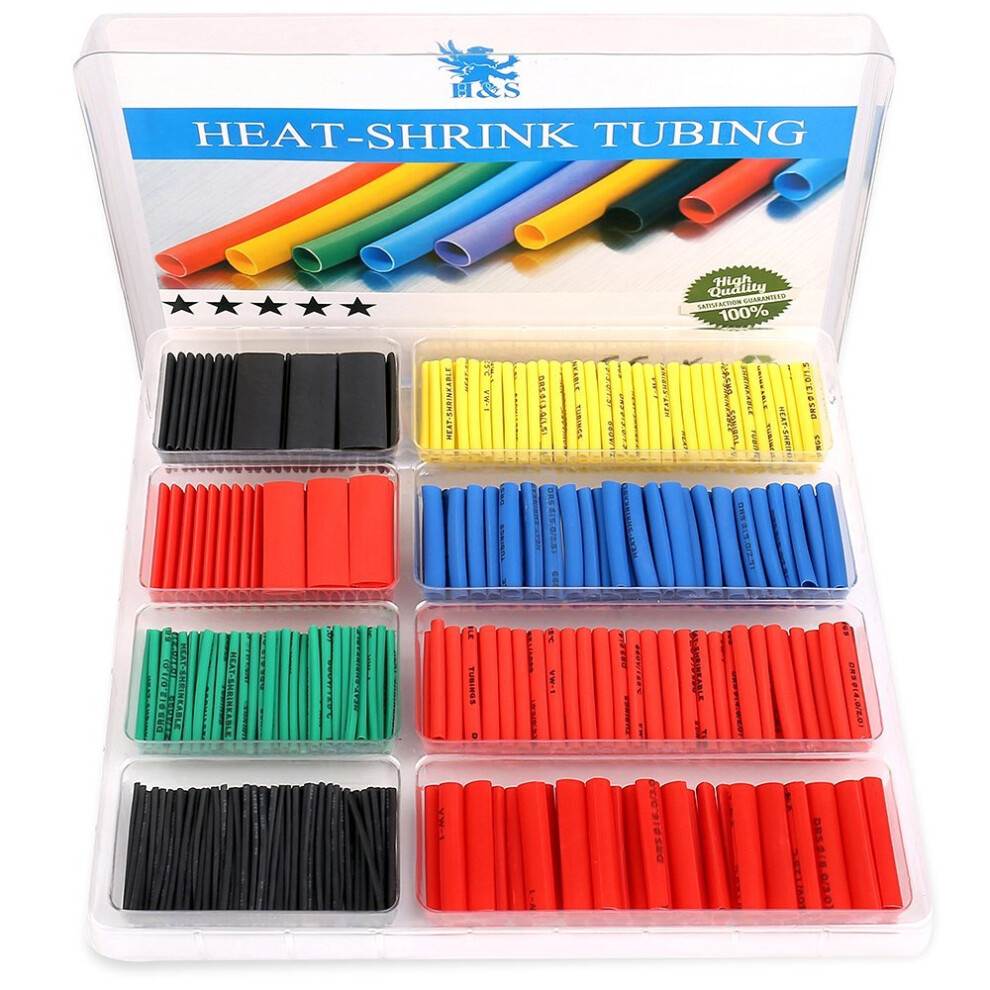 H&S 532pcs Heat Shrink Tubing Cable Sleeve Heat Shrink Wrap Tube Sleeving Electric Insulation Protection Kit