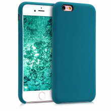 kwmobile TPU Silicone Case for Apple iPhone 6 / 6S - Soft Flexible Rubber Protective Cover - Teal Matte