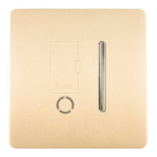 Trendi Switch Artistic Modern Glossy Fused Spur Switch Champagne Gold