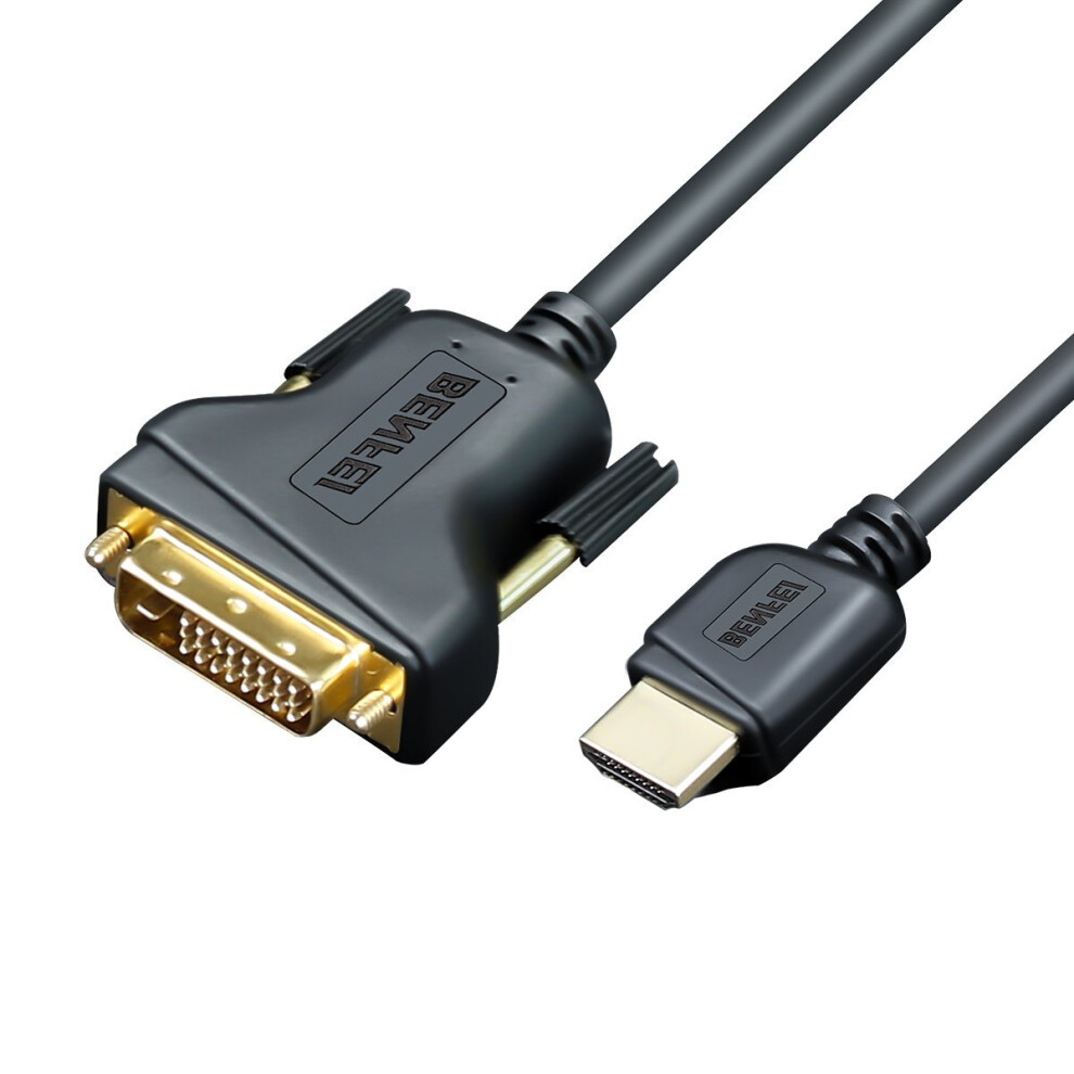 Hdmi To Dvi, Benfei Hdmi To Dvi Cable Bi Directional Dvi-D 24+1 Male To Hdmi Male High Speed Adapter Cable Support 1080P Full Hd For Raspberry Pi,... 606682479044
