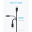 Anker Anker [2-Pack 3ft Premium Double-Braided Nylon USB-C to USB-A 2.0 Cable 4