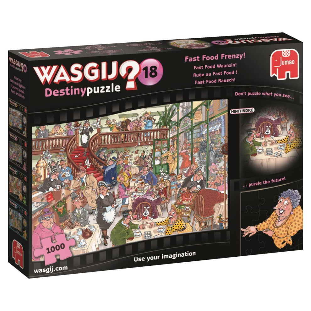 Wasgij 19157 Destiny 18-Fast Food Frenzy 1000 Piece Jigsaw Puzzle